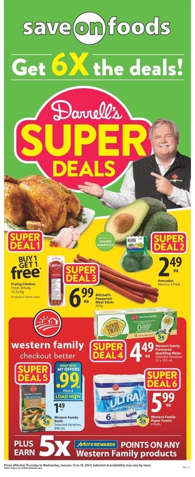 Save On Foods (BC) Flyer January 12 to 18