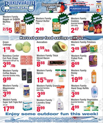 Bulkley Valley Wholesale Flyer January 12 to 18