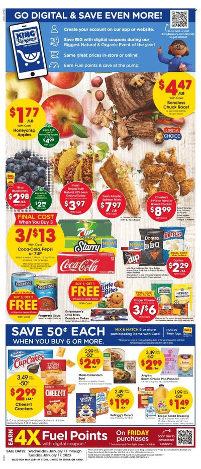 King Soopers (CO) Weekly Ad Flyer Specials January 11 to January 17, 2023