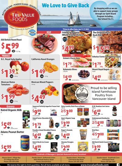 Tru Value Foods Flyer January 11 to 17