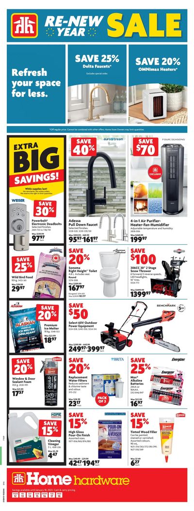 Home Hardware (ON) Flyer January 12 to 18