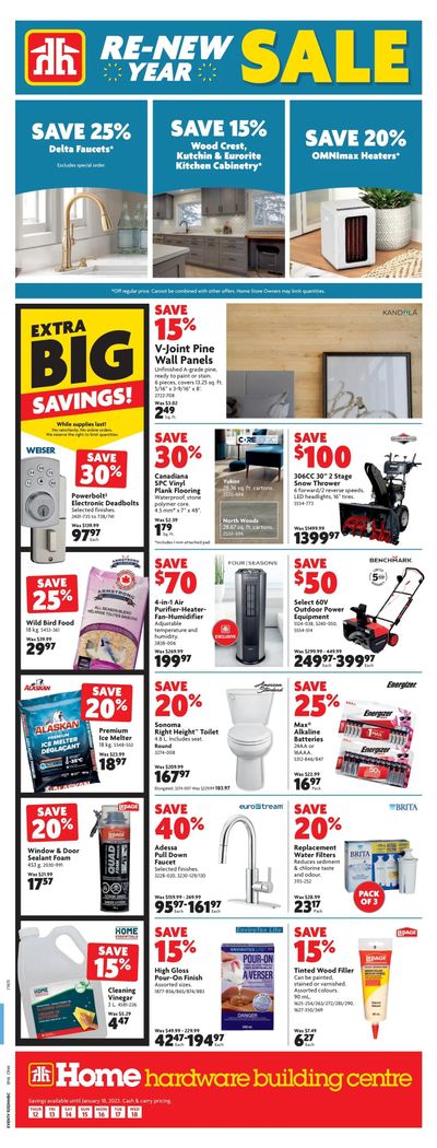 Home Hardware Building Centre (ON) Flyer January 12 to 18