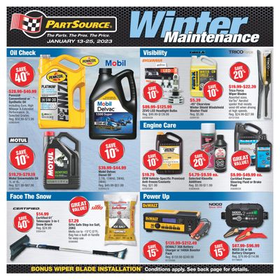 PartSource Flyer January 13 to 25