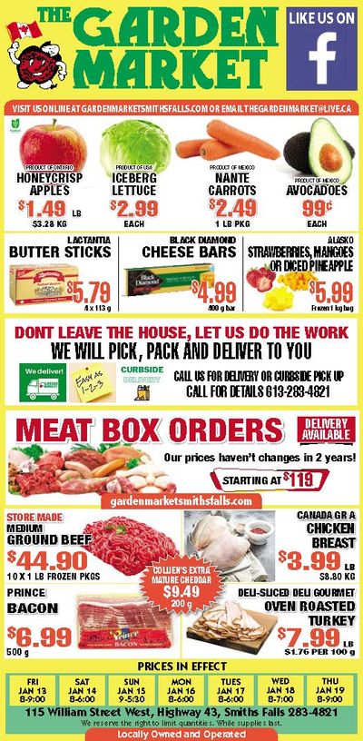 The Garden Market Flyer January 13 to 19