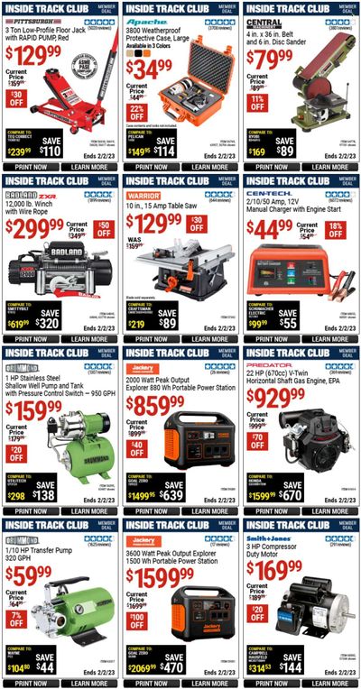 Harbor Freight Weekly Ad Flyer Specials January 6 to February 2, 2023