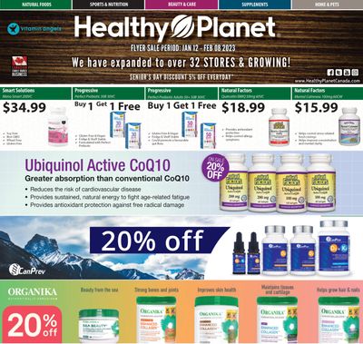Healthy Planet Flyer January 12 to February 8