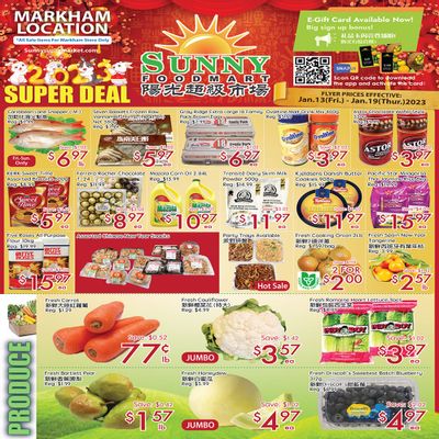 Sunny Foodmart (Markham) Flyer January 13 to 19
