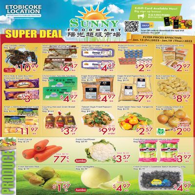 Sunny Foodmart (Etobicoke) Flyer January 13 to 19