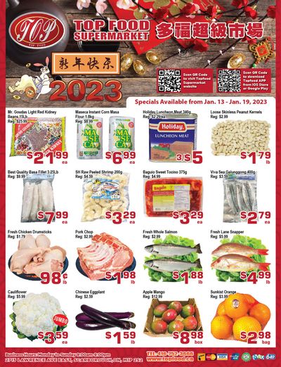 Top Food Supermarket Flyer January 13 to 19