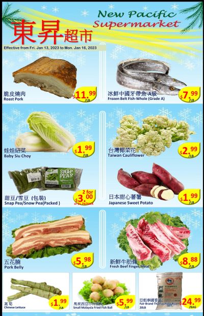 New Pacific Supermarket Flyer January 13 to 16