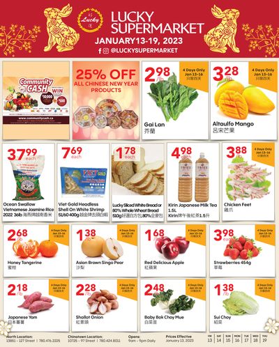 Lucky Supermarket (Edmonton) Flyer January 13 to 19