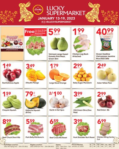 Lucky Supermarket (Winnipeg) Flyer January 13 to 19