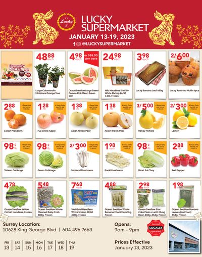Lucky Supermarket (Surrey) Flyer January 13 to 19
