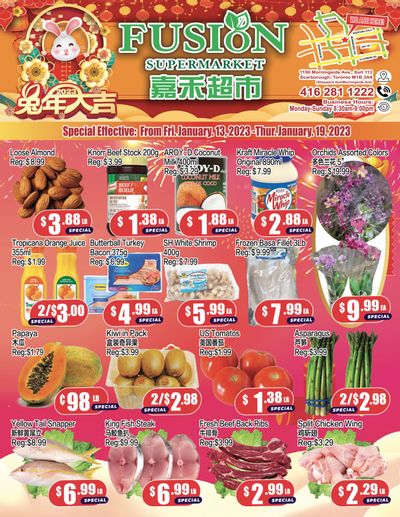 Fusion Supermarket Flyer January 13 to 19