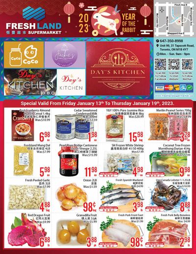 FreshLand Supermarket Flyer January 13 to 19
