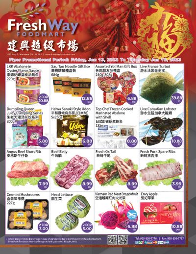 FreshWay Foodmart Flyer January 13 to 19