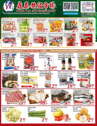 Tone Tai Supermarket Flyer January 13 to 19