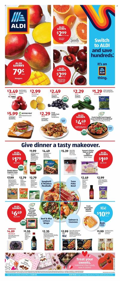 ALDI (CT, MI, MN, NJ, NY, PA, VT) Weekly Ad Flyer Specials January 8 to January 14, 2023
