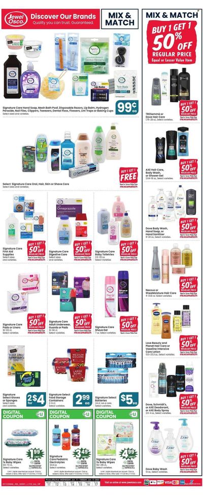 Jewel Osco (IL, IN) Weekly Ad Flyer Specials January 11 to January 17, 2023