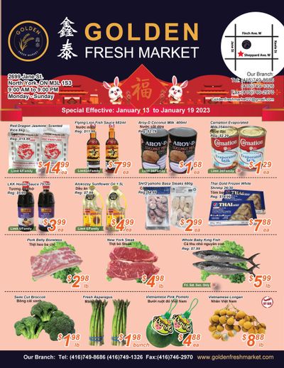 Golden Fresh Market Flyer January 13 to 19