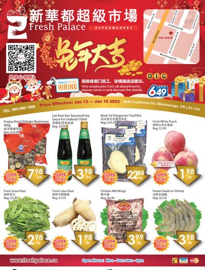 Fresh Palace Supermarket Flyer January 13 to 19