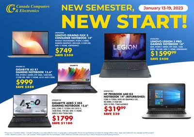 Canada Computers Flyer January 13 to 19