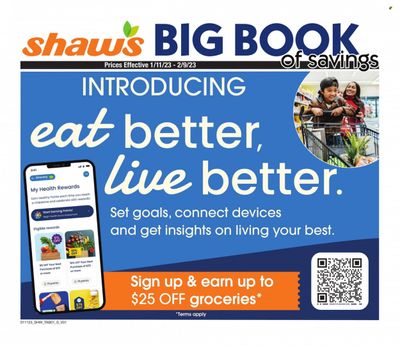 Shaw’s (MA, ME, NH, RI, VT) Weekly Ad Flyer Specials January 11 to February 9, 2023