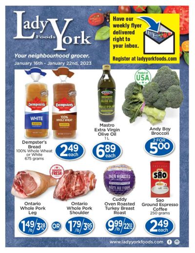 Lady York Foods Flyer January 16 to 22