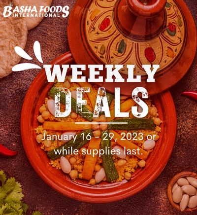 Basha Foods International Flyer January 16 to 29