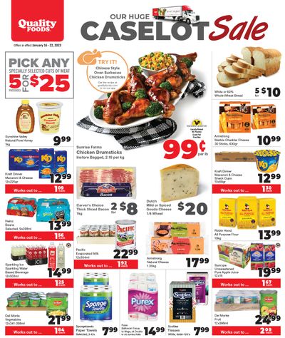 Quality Foods Flyer January 16 to 22
