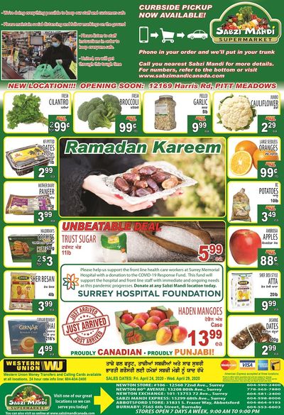 Sabzi Mandi Supermarket Flyer April 24 to 29