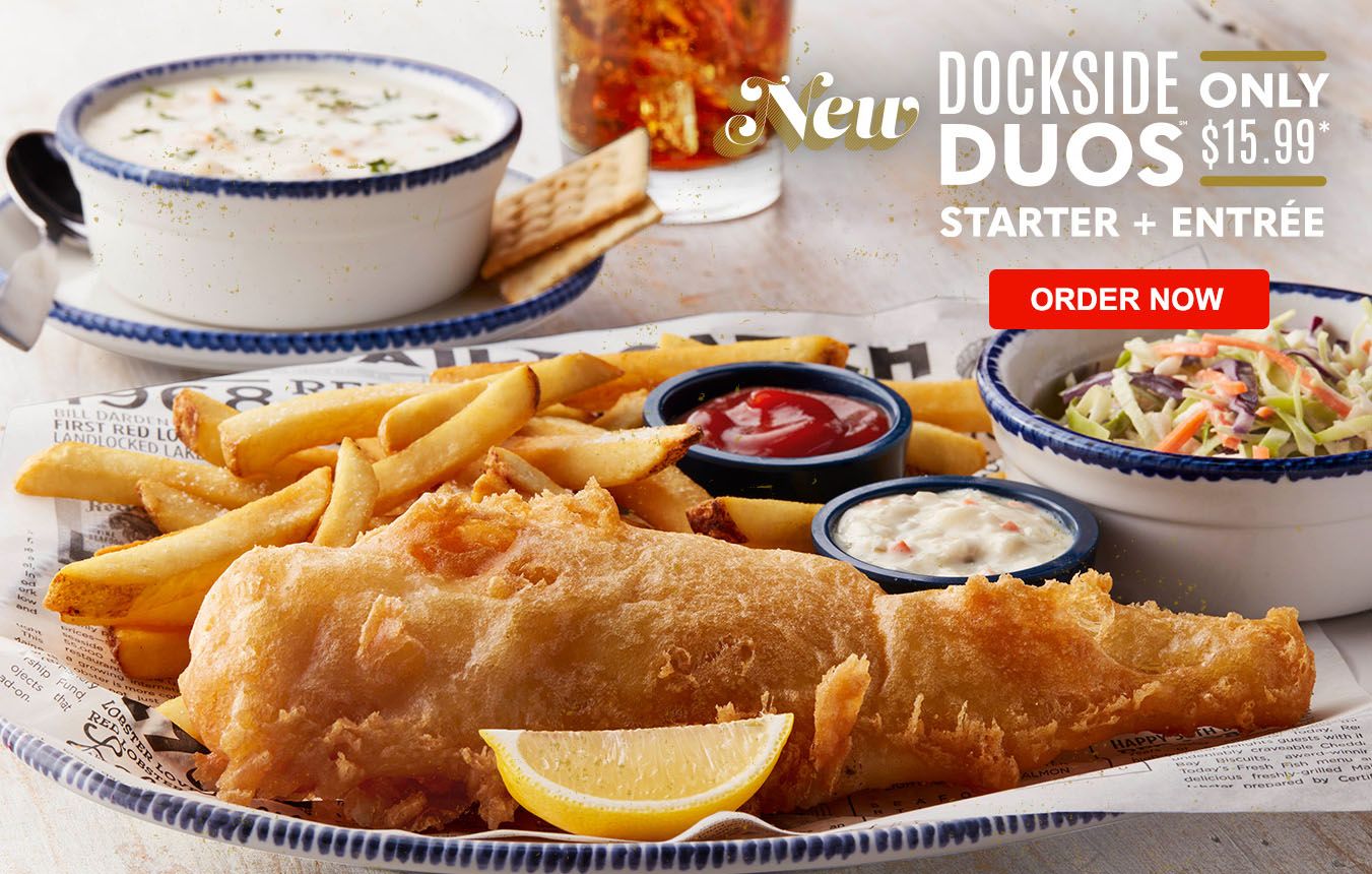 Red Lobster Debuts their Money-saving $15.99 Dockside Duos for a Limited Time