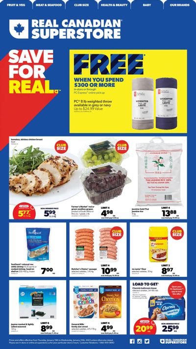 Real Canadian Superstore (West) Flyer January 19 to 25