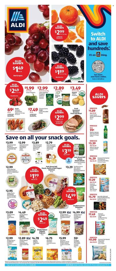 ALDI (MI, MN, NJ, NY, PA, VT) Weekly Ad Flyer Specials January 15 to January 21, 2023