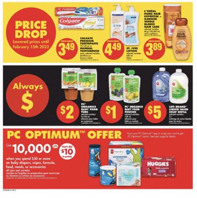 No Frills Ontario: Get 10,000 PC Optimum Points When You Spend $50 or More on Baby Items January 19th to 25th