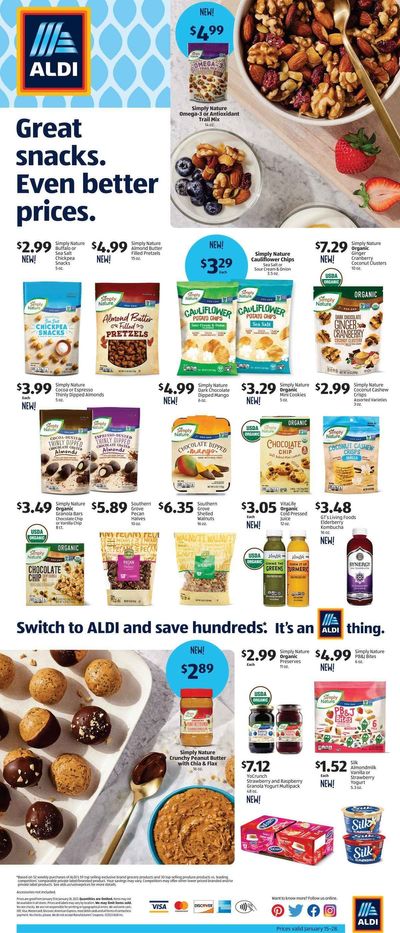 ALDI (MI, MN, NJ, NY, PA, VT) Weekly Ad Flyer Specials January 15 to January 28, 2023