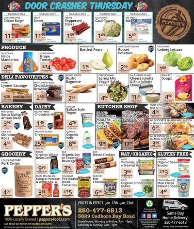 Pepper's Foods Flyer January 17 to 23