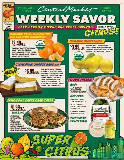 Central Market (TX) Weekly Ad Flyer Specials January 11 to January 17, 2023