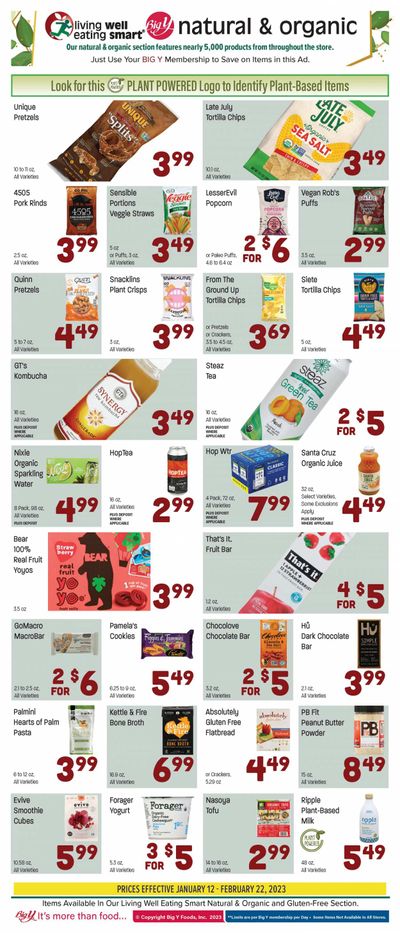 Big Y (CT, MA) Weekly Ad Flyer Specials January 12 to February 22, 2023