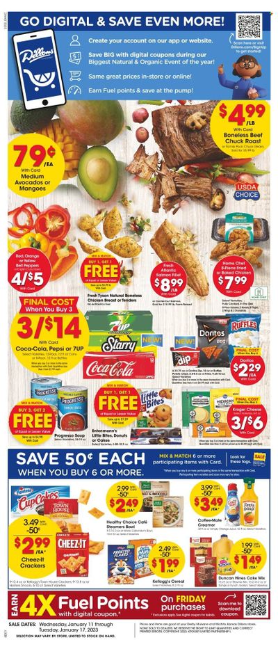 Dillons (KS) Weekly Ad Flyer Specials January 11 to January 17, 2023