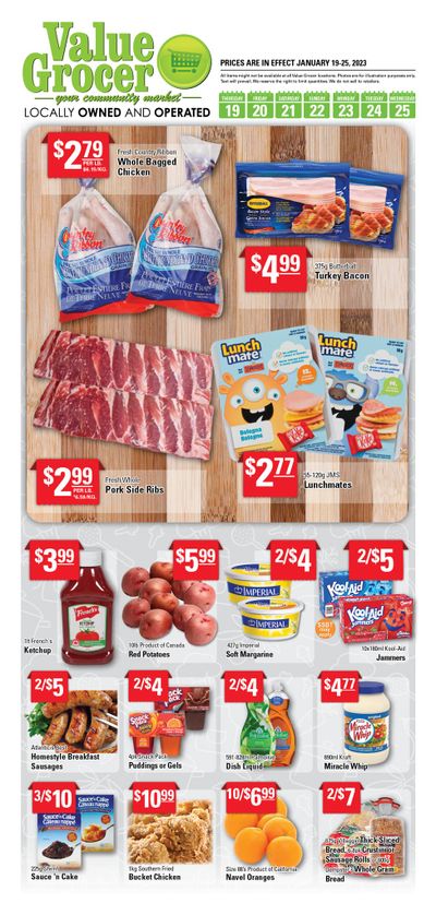 Value Grocer Flyer January 19 to 25