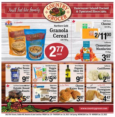 Country Grocer (Salt Spring) Flyer January 18 to 23