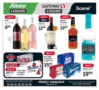 Sobeys/Safeway (AB) Liquor Flyer January 19 to 25