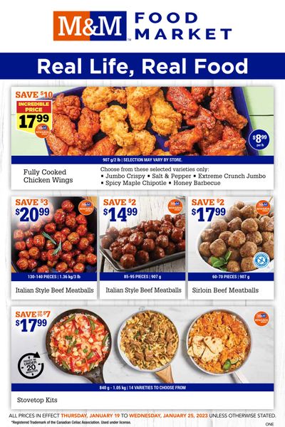 M&M Food Market (ON) Flyer January 19 to 25
