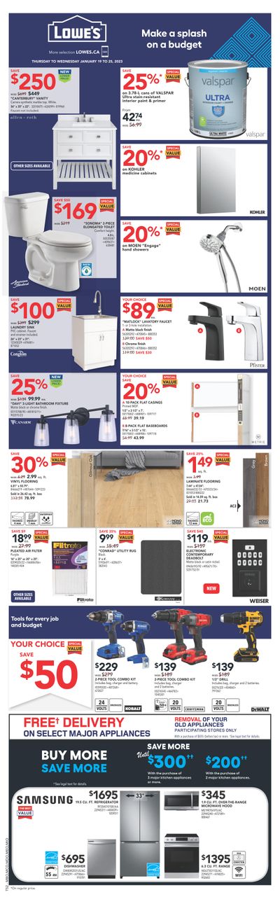 Lowe's (ON) Flyer January 19 to 25