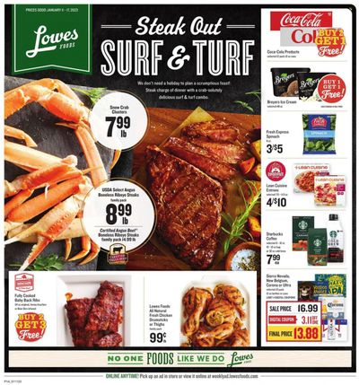 Lowes Foods (NC, SC) Weekly Ad Flyer Specials January 11 to January 17, 2023