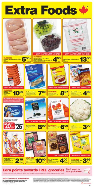 Extra Foods Flyer January 19 to 25