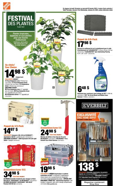 Home Depot (QC) Flyer January 19 to 25
