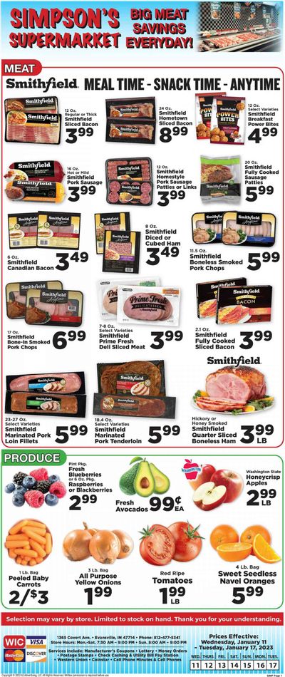 IGA (IN) Weekly Ad Flyer Specials January 11 to January 17, 2023