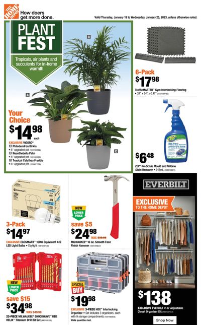 Home Depot (BC) Flyer January 19 to 25